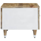 Salontafel 80X50X40 Cm Massief Mangohout