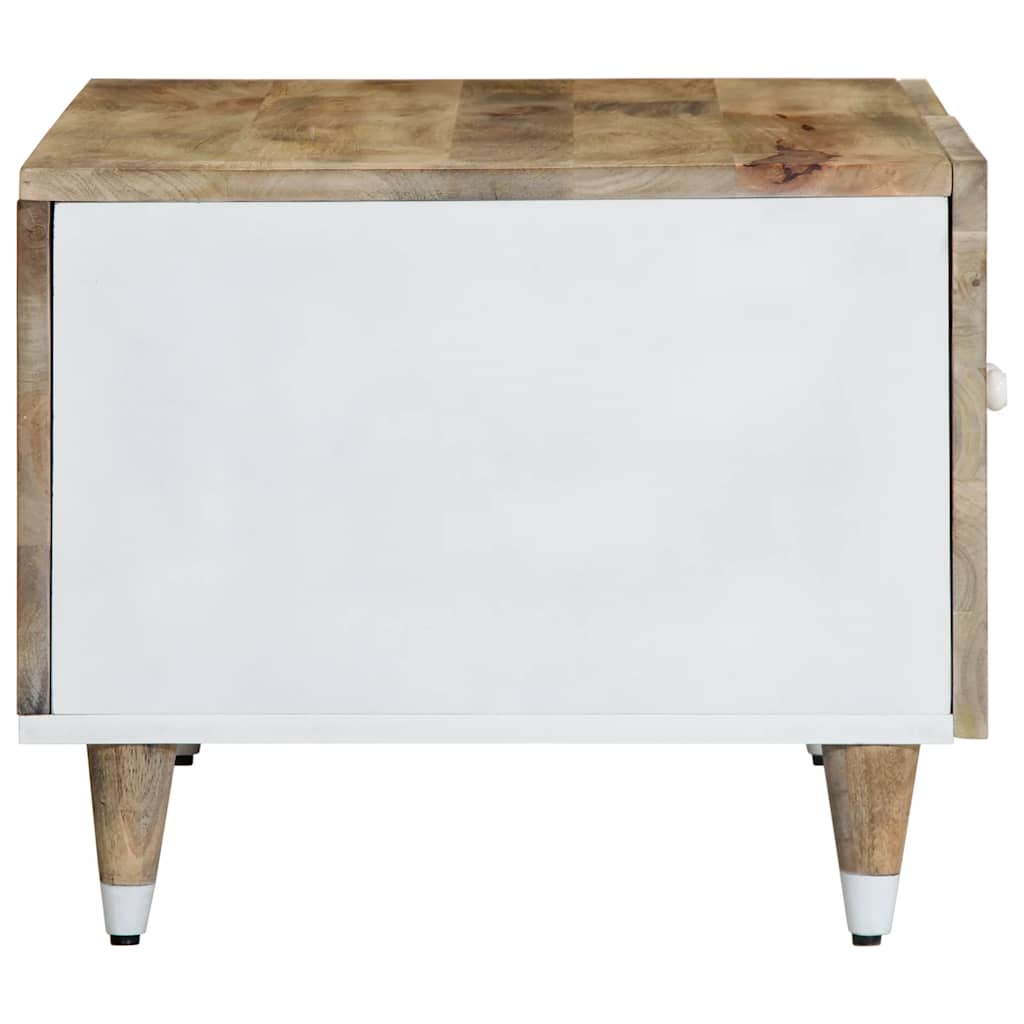 Salontafel 80X50X40 Cm Massief Mangohout