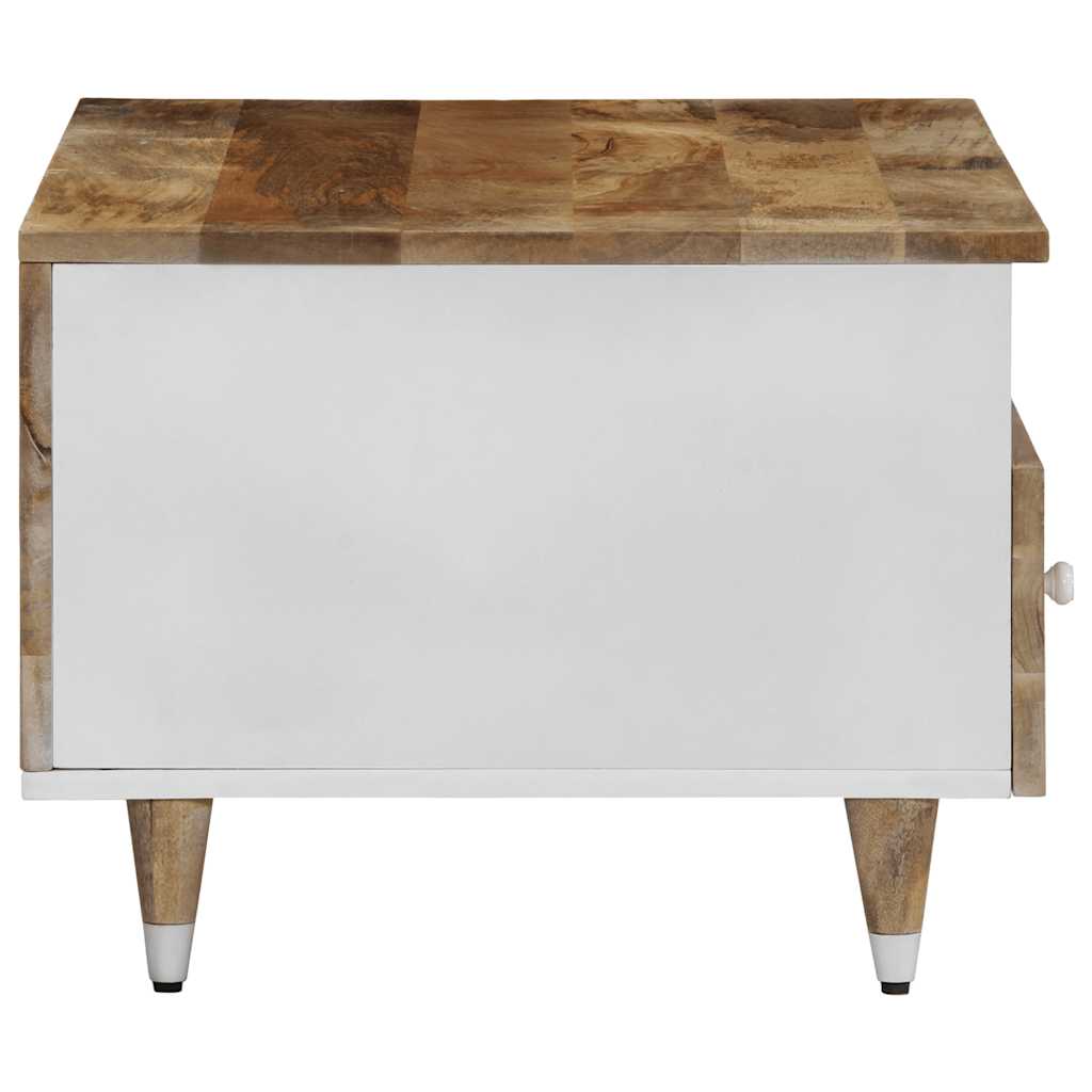 Salontafel 80X54X40 Cm Massief Mangohout