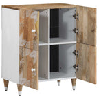 Dressoir 60X33,5X75 Cm Massief Mangohout
