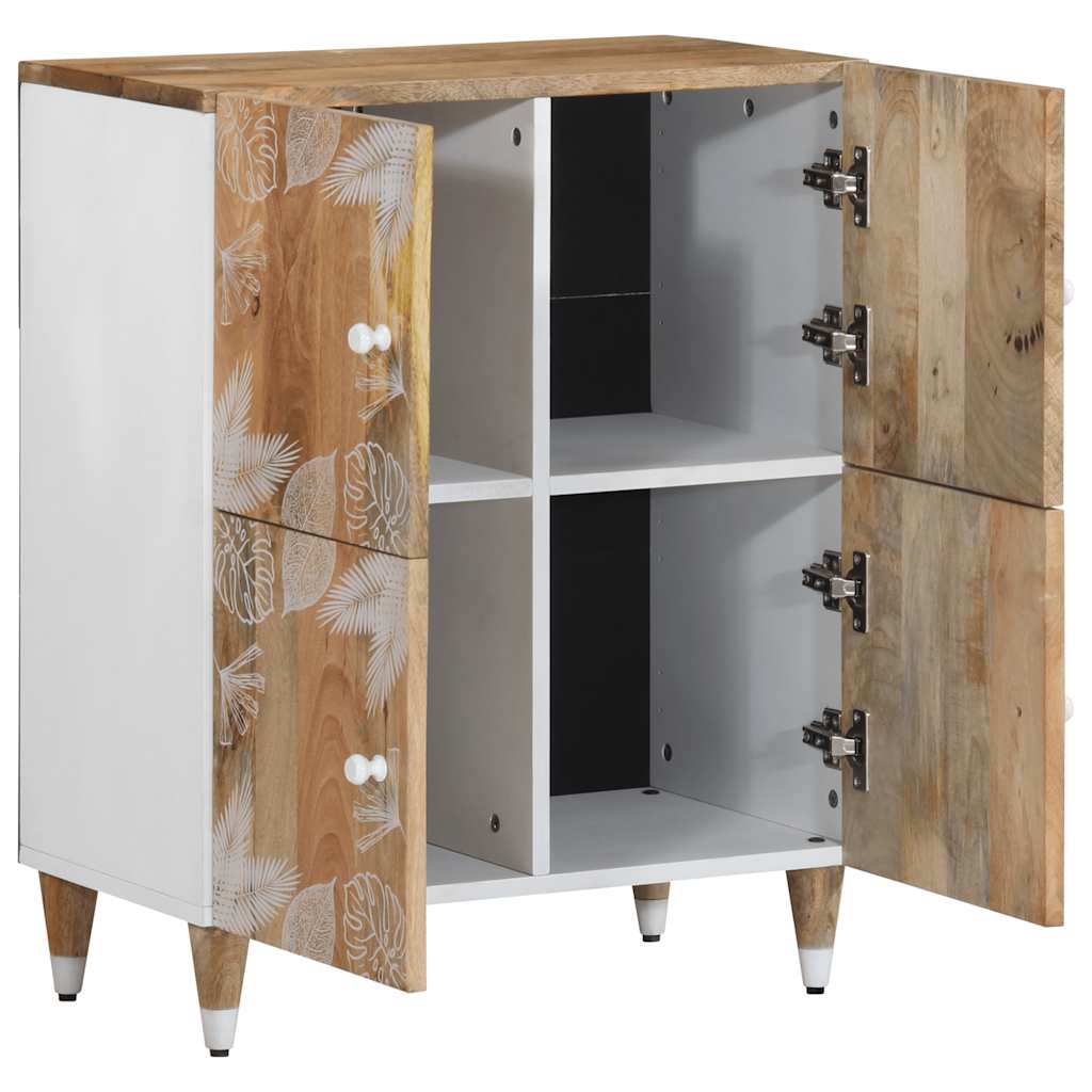 Dressoir 60X33,5X75 Cm Massief Mangohout