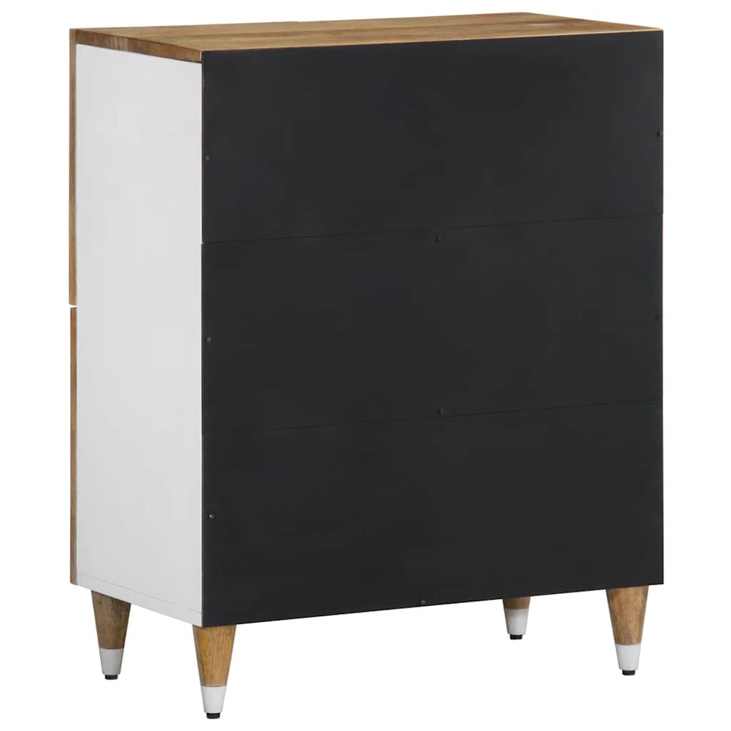 Dressoir 60X33,5X75 Cm Massief Mangohout