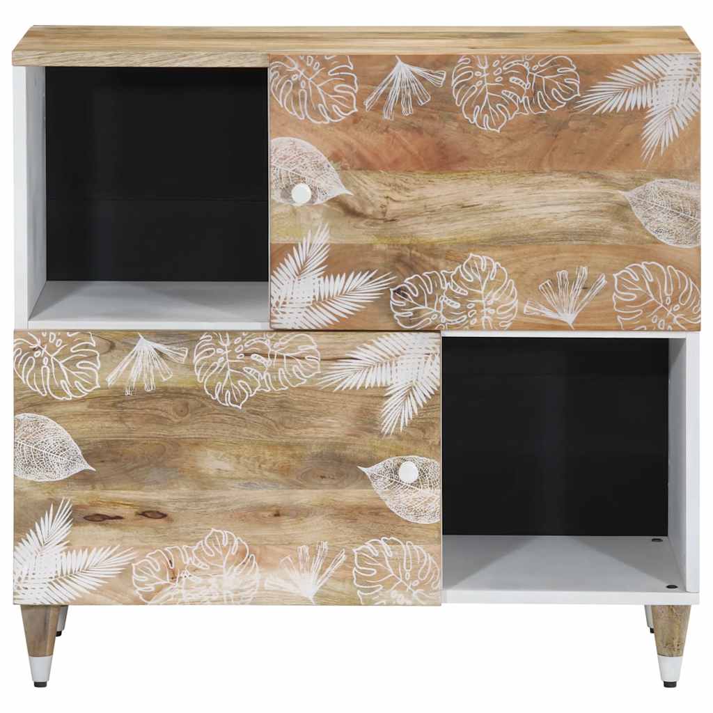 Dressoir 80X33,5X75 Cm Massief Mangohout