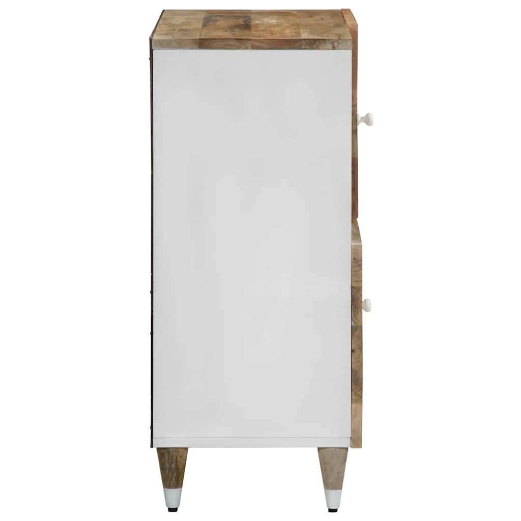 Dressoir 80X33,5X75 Cm Massief Mangohout