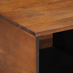 Salontafel 80 X 50 X 40 Cm Massief Mangohout