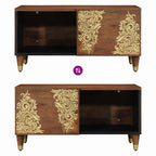 Salontafel 80 X 50 X 40 Cm Massief Mangohout