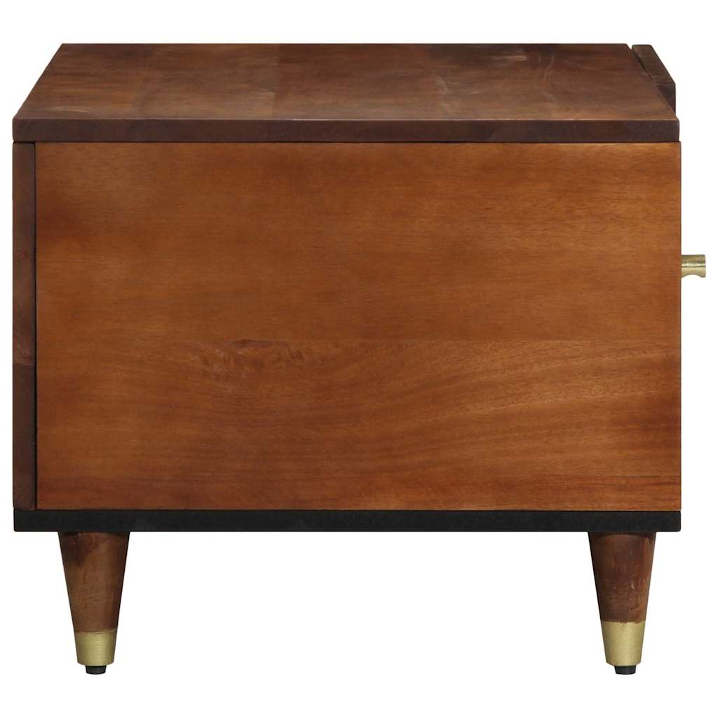 Salontafel 80 X 50 X 40 Cm Massief Mangohout