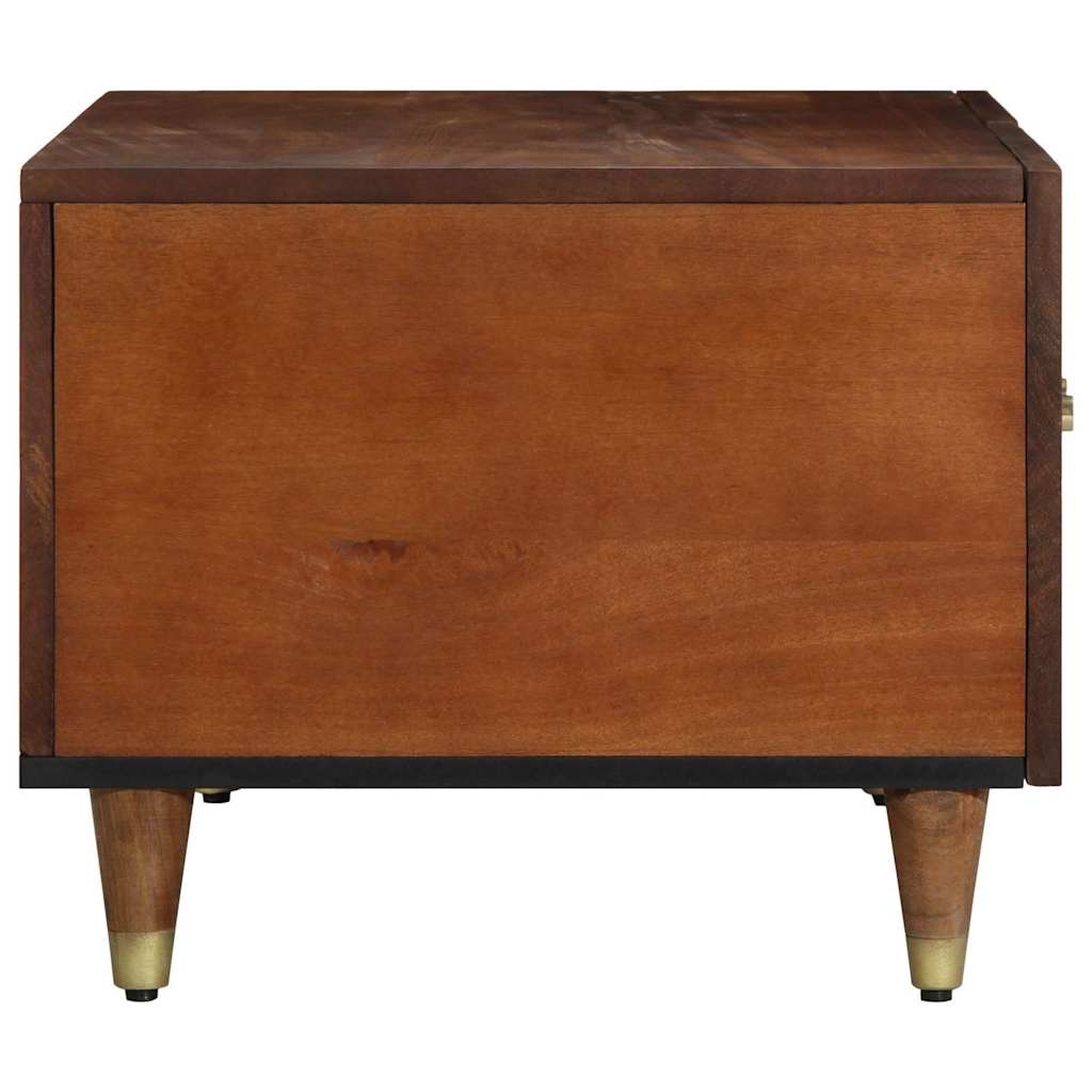 Salontafel 80 X 50 X 40 Cm Massief Mangohout