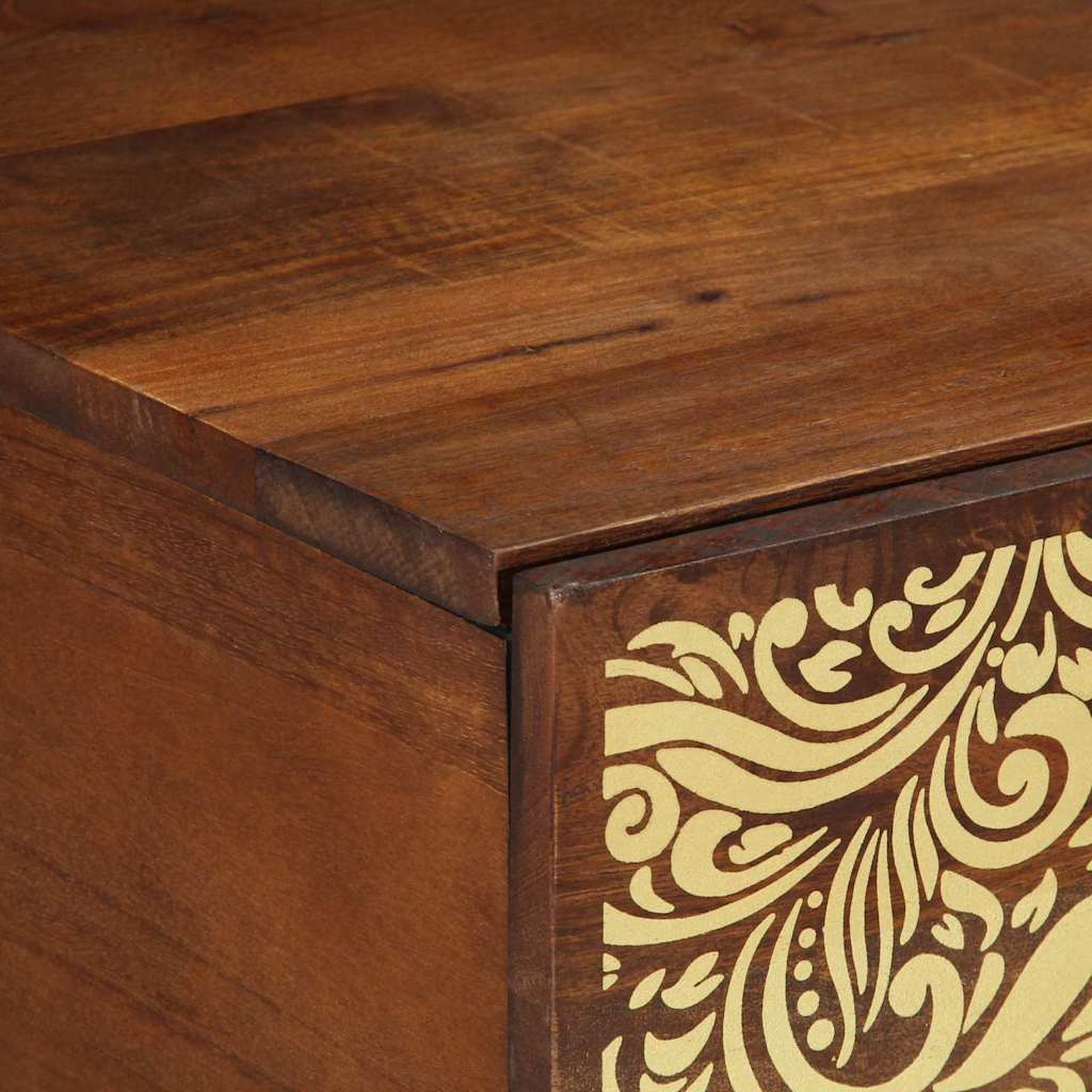 Salontafel 100 X 54 X 40 Cm Massief Mangohout