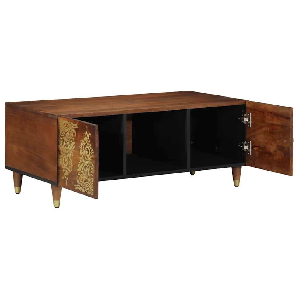 Salontafel 100 X 54 X 40 Cm Massief Mangohout