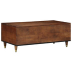 Salontafel 100 X 54 X 40 Cm Massief Mangohout