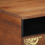 Salontafel 80 X 54 X 40 Cm Massief Mangohout