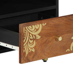 Salontafel 80 X 54 X 40 Cm Massief Mangohout