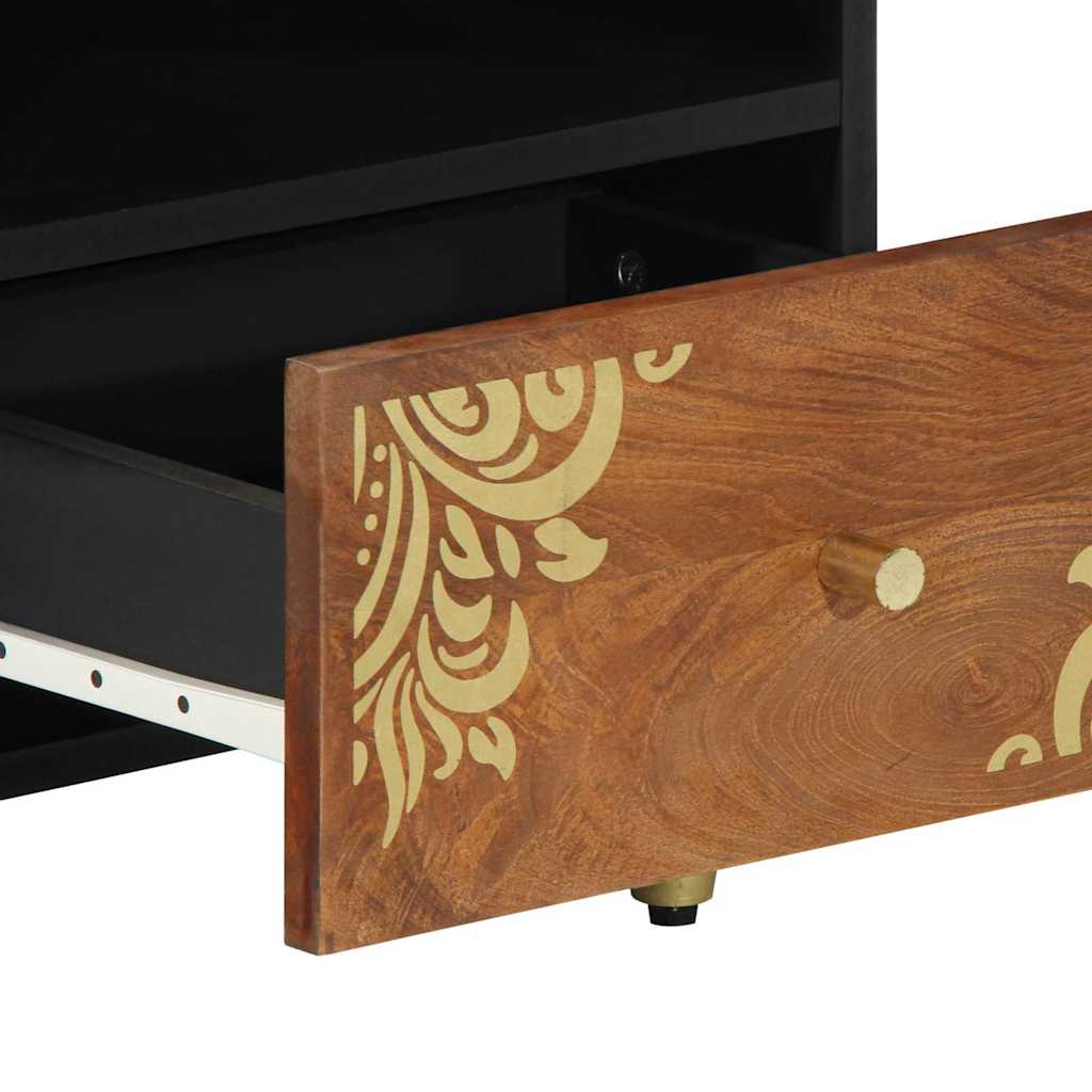 Salontafel 80 X 54 X 40 Cm Massief Mangohout