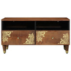 Salontafel 80 X 54 X 40 Cm Massief Mangohout