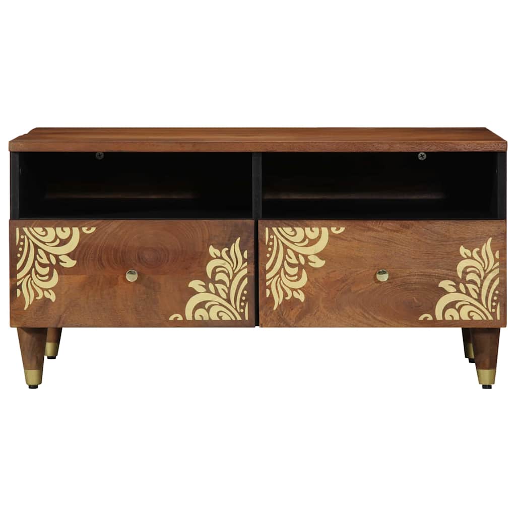 Salontafel 80 X 54 X 40 Cm Massief Mangohout