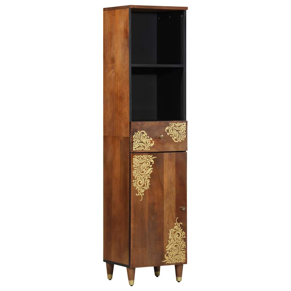 Dressoir 38 X 33.5 X 160 Cm Massief Mangohout