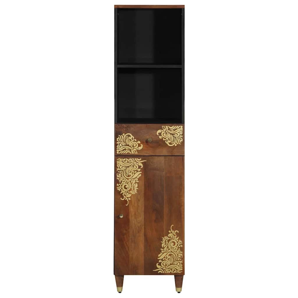 Dressoir 38 X 33.5 X 160 Cm Massief Mangohout