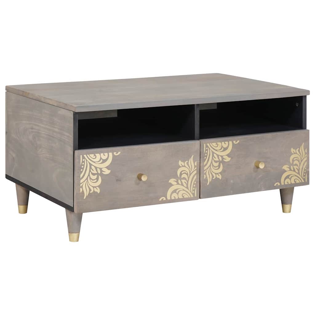Salontafel 80 X 54 X 40 Cm Massief Mangohout