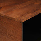 Salontafels Bruin 80 X 50 X 40 Cm Bamboe En Massief Mango Hout