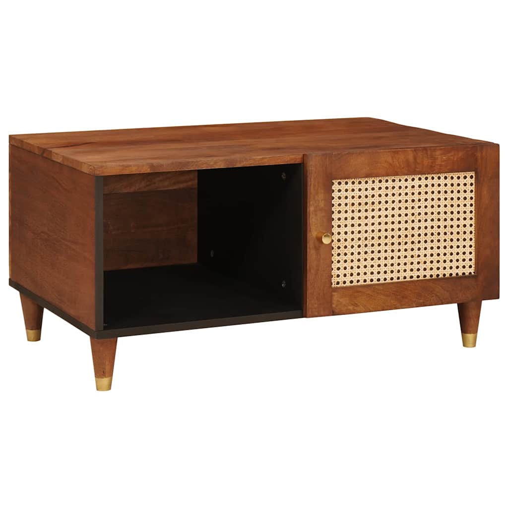 Salontafels Bruin 80 X 50 X 40 Cm Bamboe En Massief Mango Hout