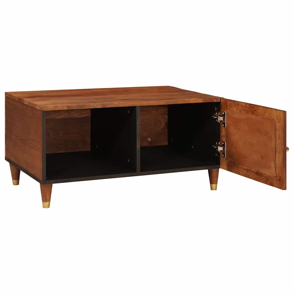 Salontafels Bruin 80 X 50 X 40 Cm Bamboe En Massief Mango Hout