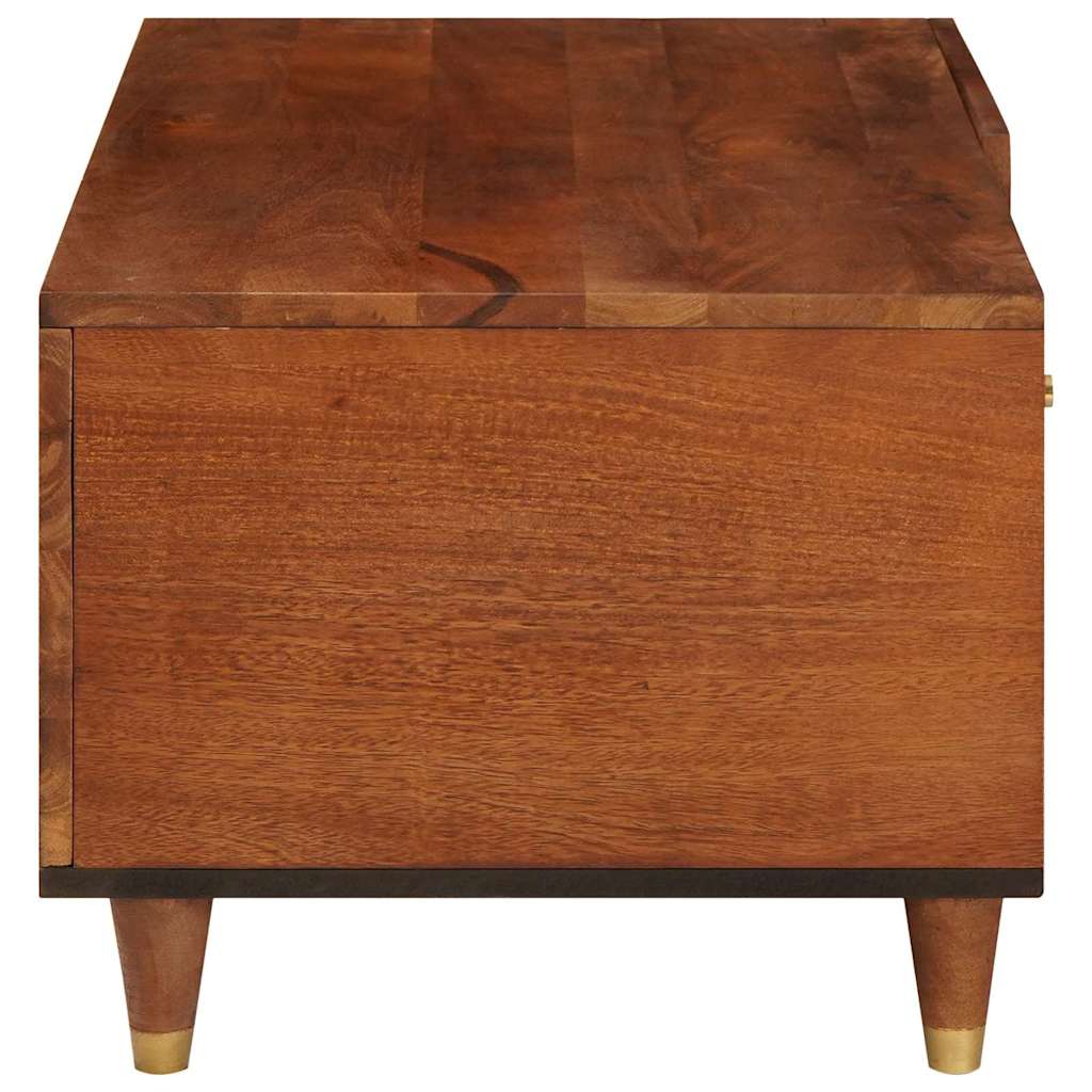 Salontafels Bruin 80 X 50 X 40 Cm Bamboe En Massief Mango Hout