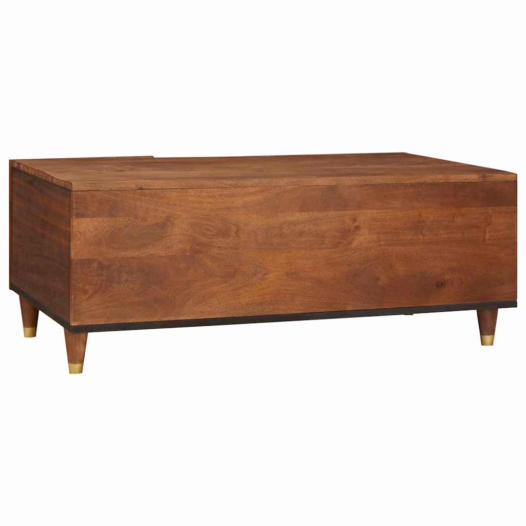 Salontafels Bruin 100 X 54 X 40 Cm Bamboe En Massief Mango Hout