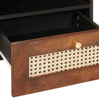 Salontafels Bruin 80 X 54 X 40 Cm Bamboe En Massief Mango Hout