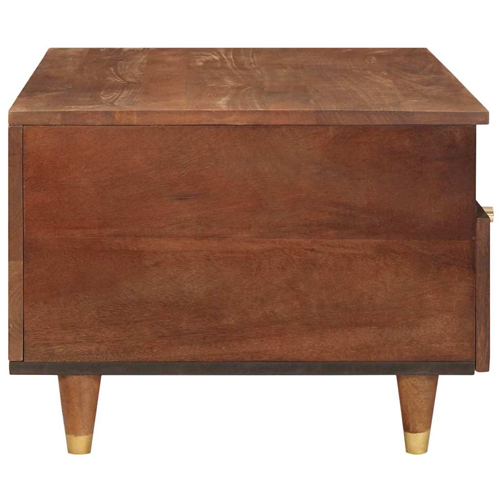 Salontafels Bruin 80 X 54 X 40 Cm Bamboe En Massief Mango Hout