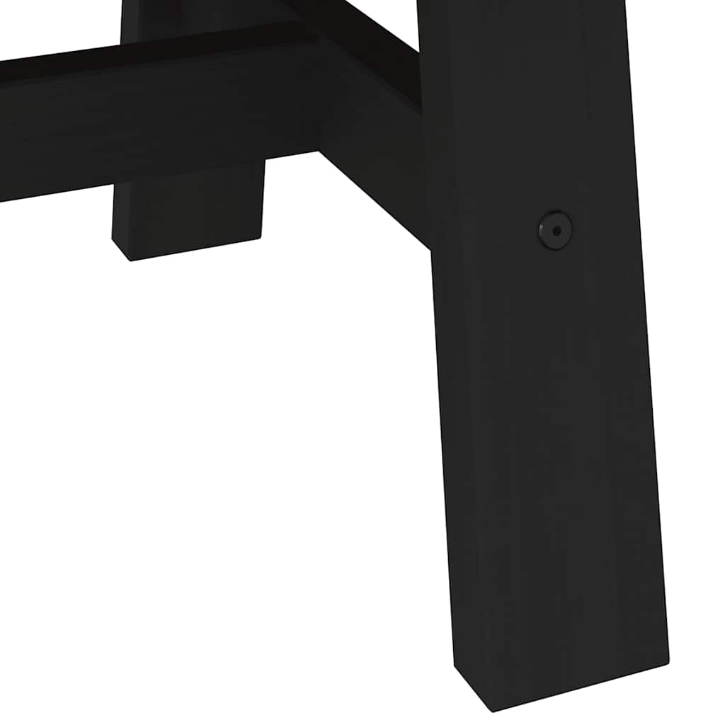 Salontafel Noain A-Vormige Poten 120X60X40 Cm Massief Hout