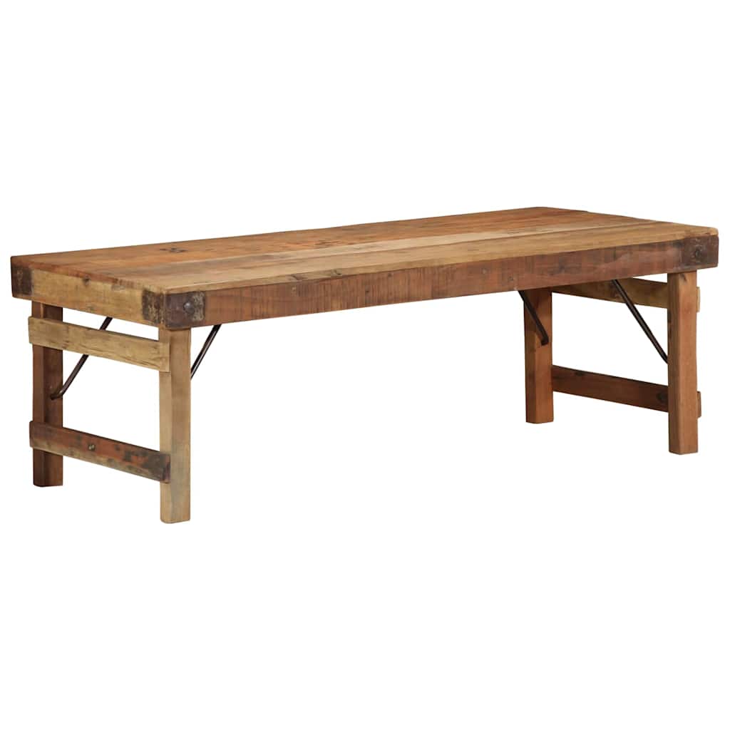 Salontafel Bruin Massief Gerecycled Hout
