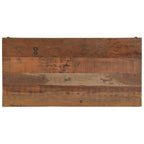 Salontafel Bruin Massief Gerecycled Hout