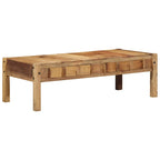 Salontafel Bruin 110 X 55 X 35 Cm Massief Gerecycled Hout