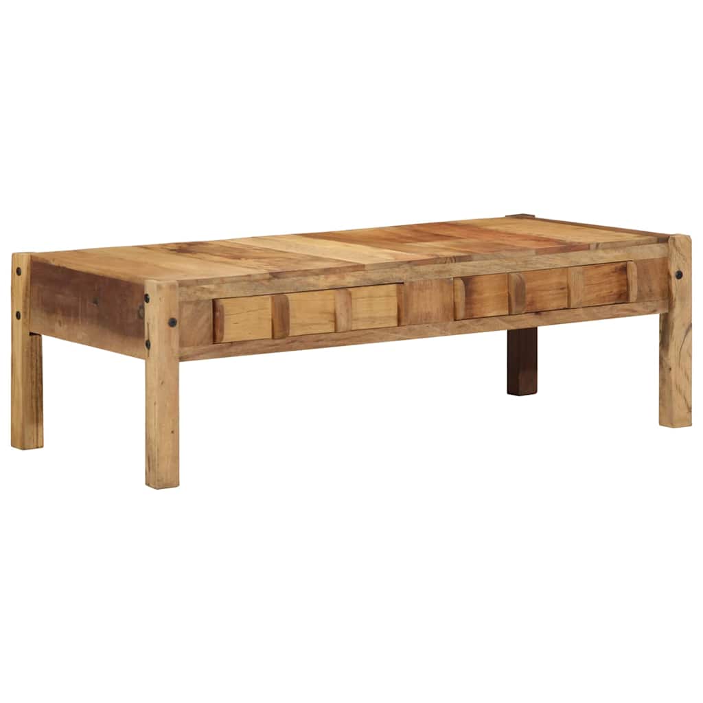 Salontafel Bruin 110 X 55 X 35 Cm Massief Gerecycled Hout