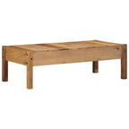 Salontafel Bruin 110 X 55 X 35 Cm Massief Gerecycled Hout