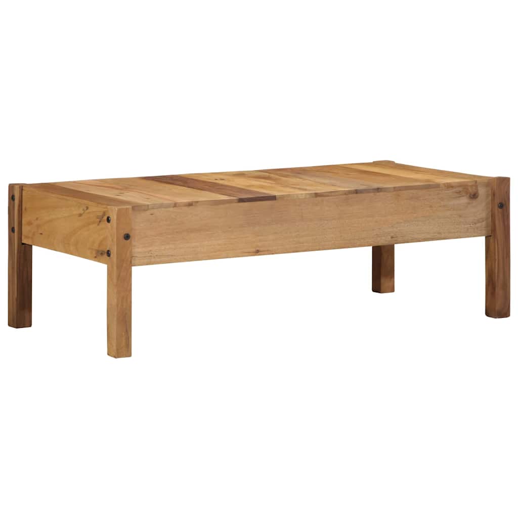 Salontafel Bruin 110 X 55 X 35 Cm Massief Gerecycled Hout