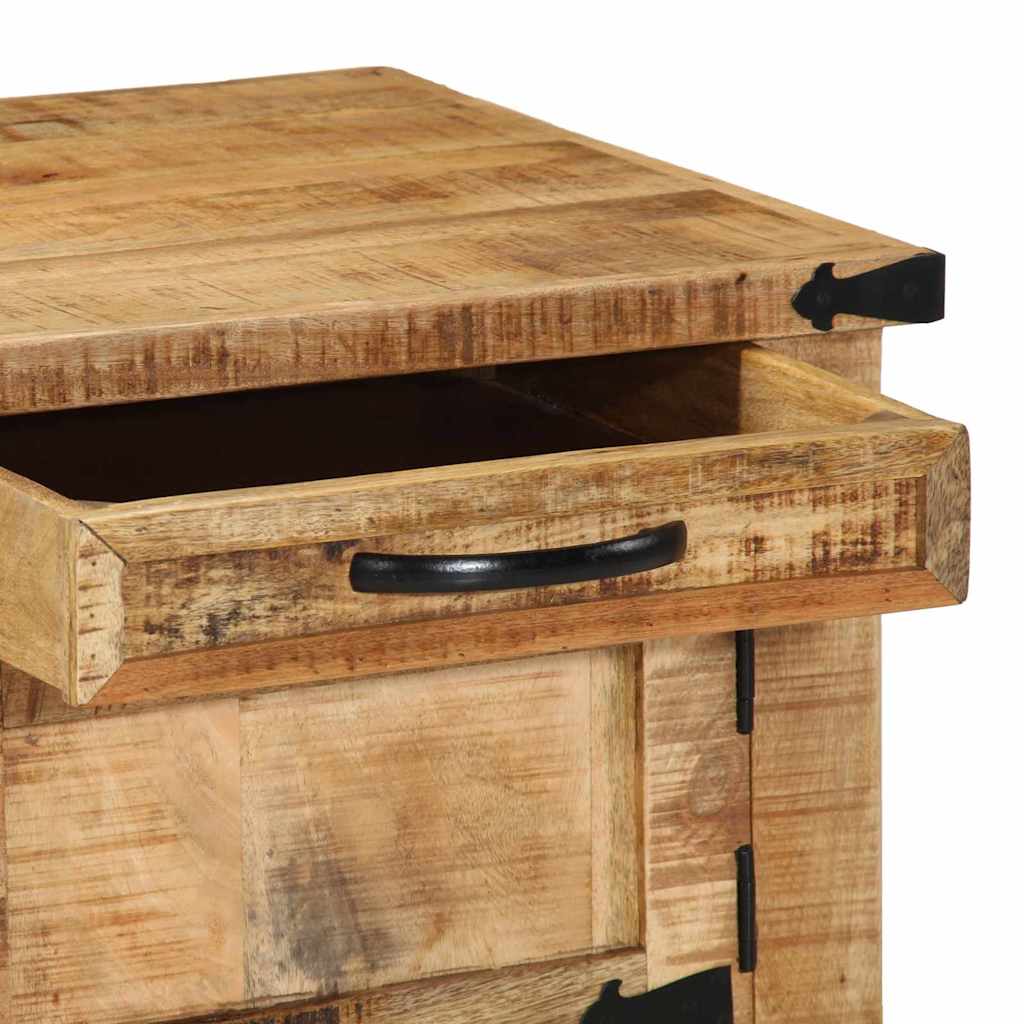 Salontafel With Drawer Bruin 90 X 50 X 40 Cm Massief Mangohout