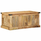 Salontafel With Drawer Bruin 90 X 50 X 40 Cm Massief Mangohout