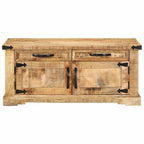 Salontafel With Drawer Bruin 90 X 50 X 40 Cm Massief Mangohout