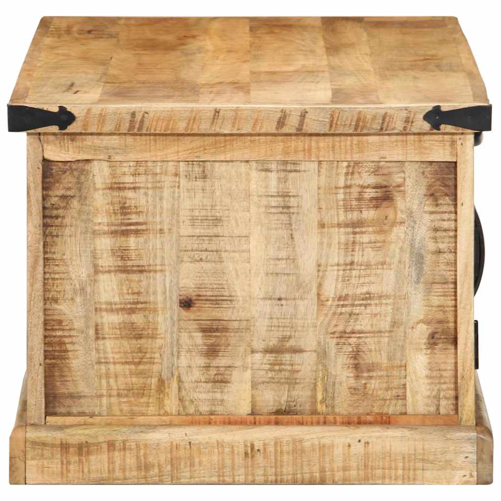 Salontafel With Drawer Bruin 90 X 50 X 40 Cm Massief Mangohout