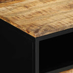 Salontafel With Drawer Bruin 90 X 50 X 40 Cm Massief Mangohout