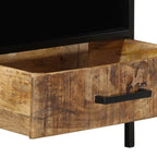 Salontafel With Drawer Bruin 90 X 50 X 40 Cm Massief Mangohout