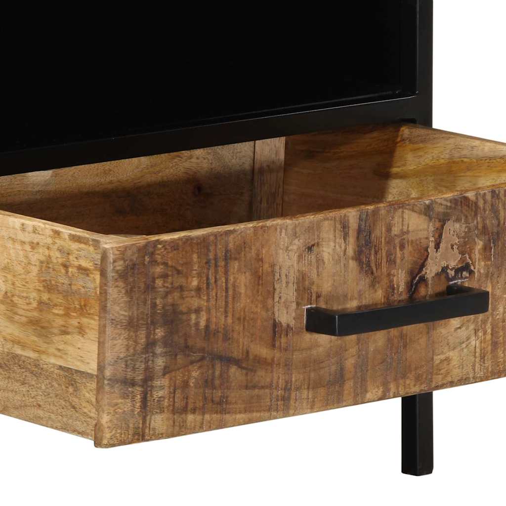 Salontafel With Drawer Bruin 90 X 50 X 40 Cm Massief Mangohout