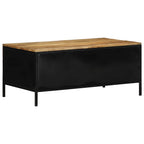 Salontafel With Drawer Bruin 90 X 50 X 40 Cm Massief Mangohout