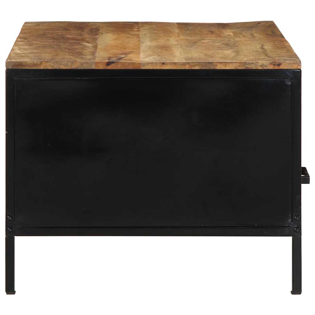 Salontafel With Drawer Bruin 90 X 50 X 40 Cm Massief Mangohout