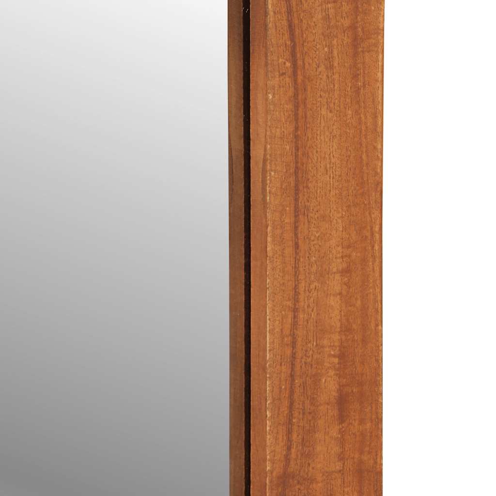 Wandspiegel Met Lades 60X33X90 Cm Massief Acaciahout