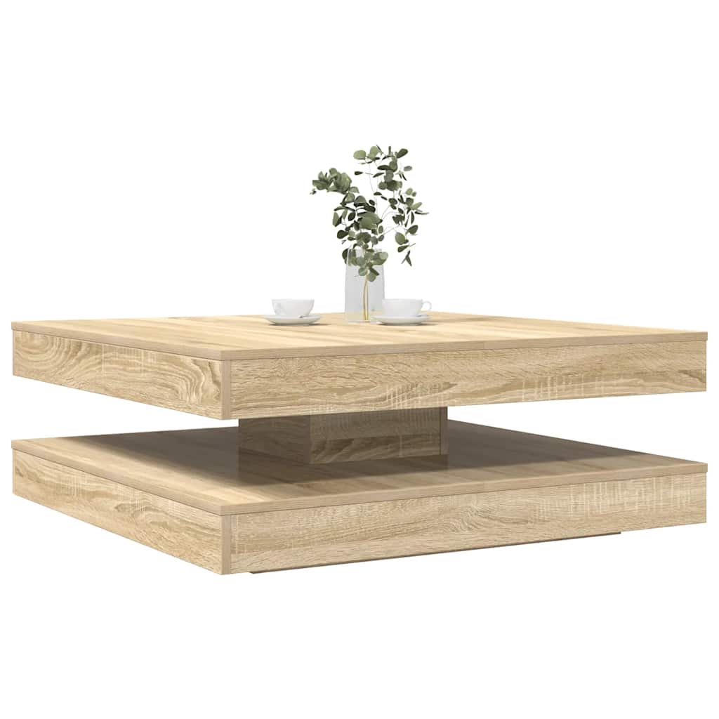 Salontafel 360 Graden Draaibaar 50X50X34,5 Cm