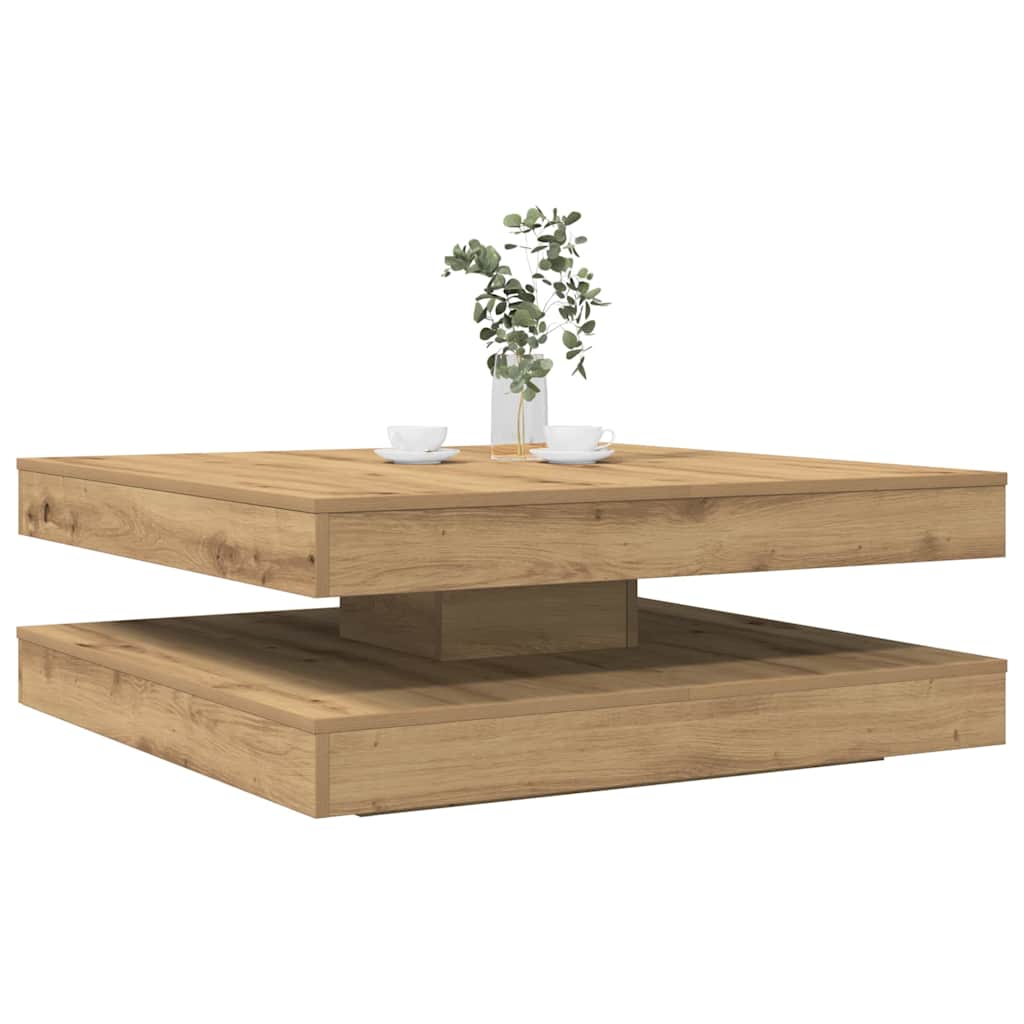 Salontafel 360 Graden Draaibaar 50X50X34,5 Cm