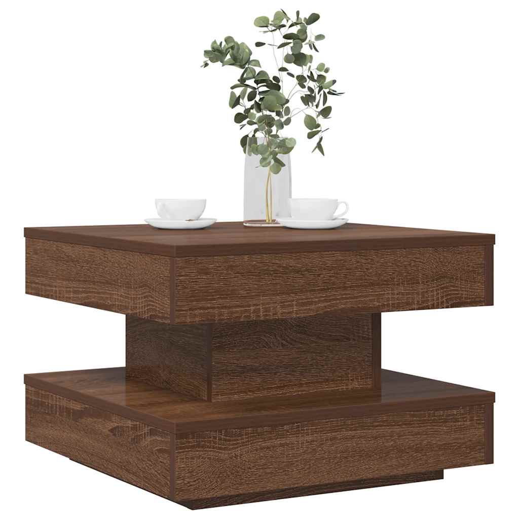 Salontafel 360 Graden Draaibaar 50X50X34,5 Cm